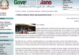 Voi Sindaci - scrive online il Presidente del Consiglio dei ministri - siete stati e siete sulla frontiera e paradossalmente lo avete fatto in un tempo di tagli senza precedenti. Grazie, a nome del Governo